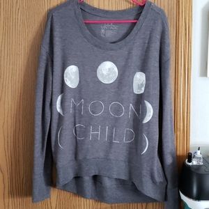 LOL Vintage Moon Child Sweater Scoop Neck